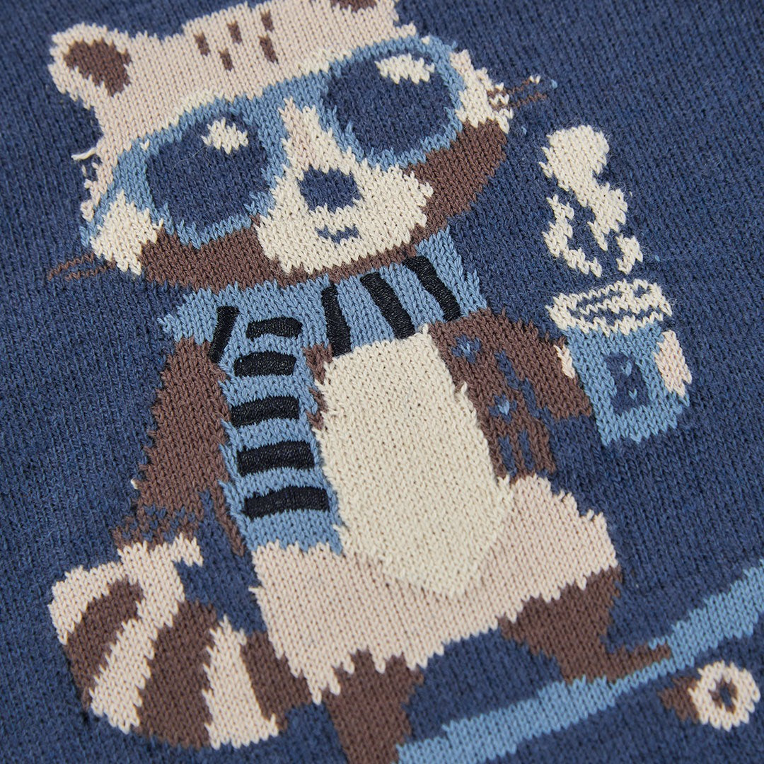 BOBOLI Sweaters Navy 814003 image 3