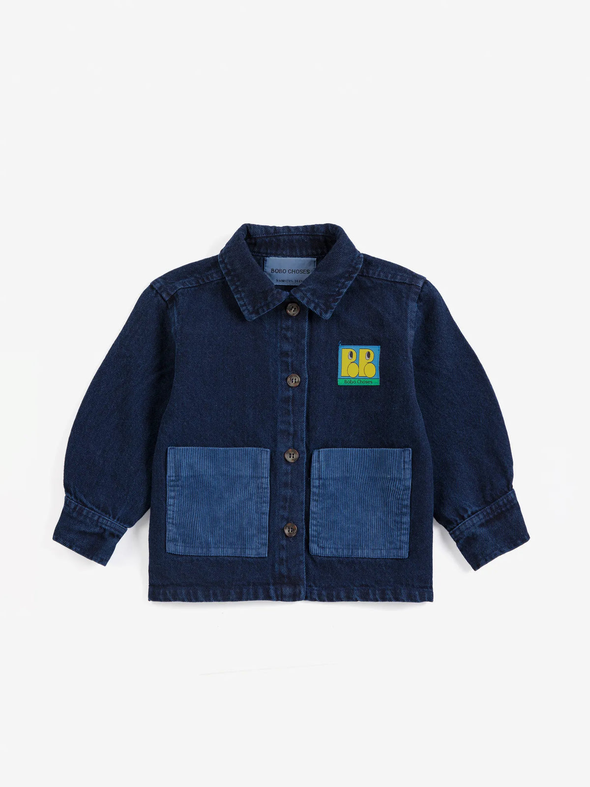 BOBO CHOESE Booo Choses Tag denim shirt