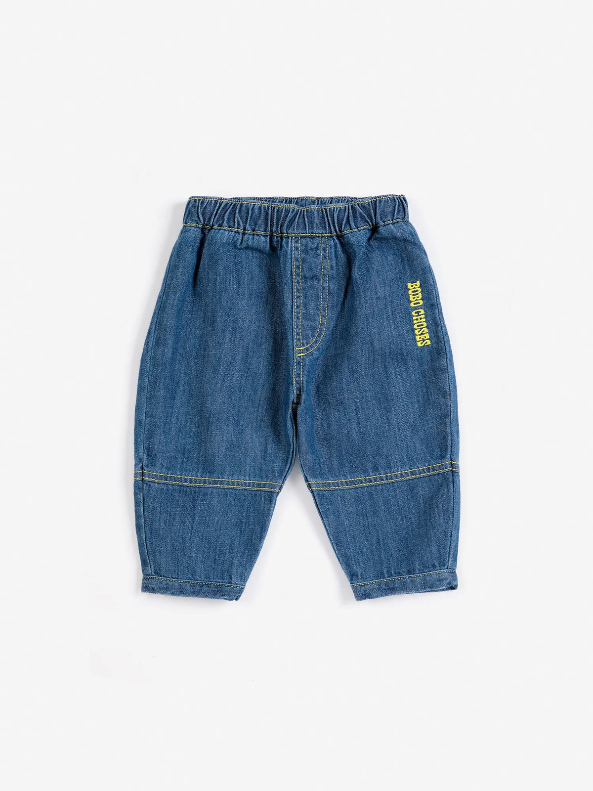 BOBO CHOSES Taxi Saurus Tag denim pants