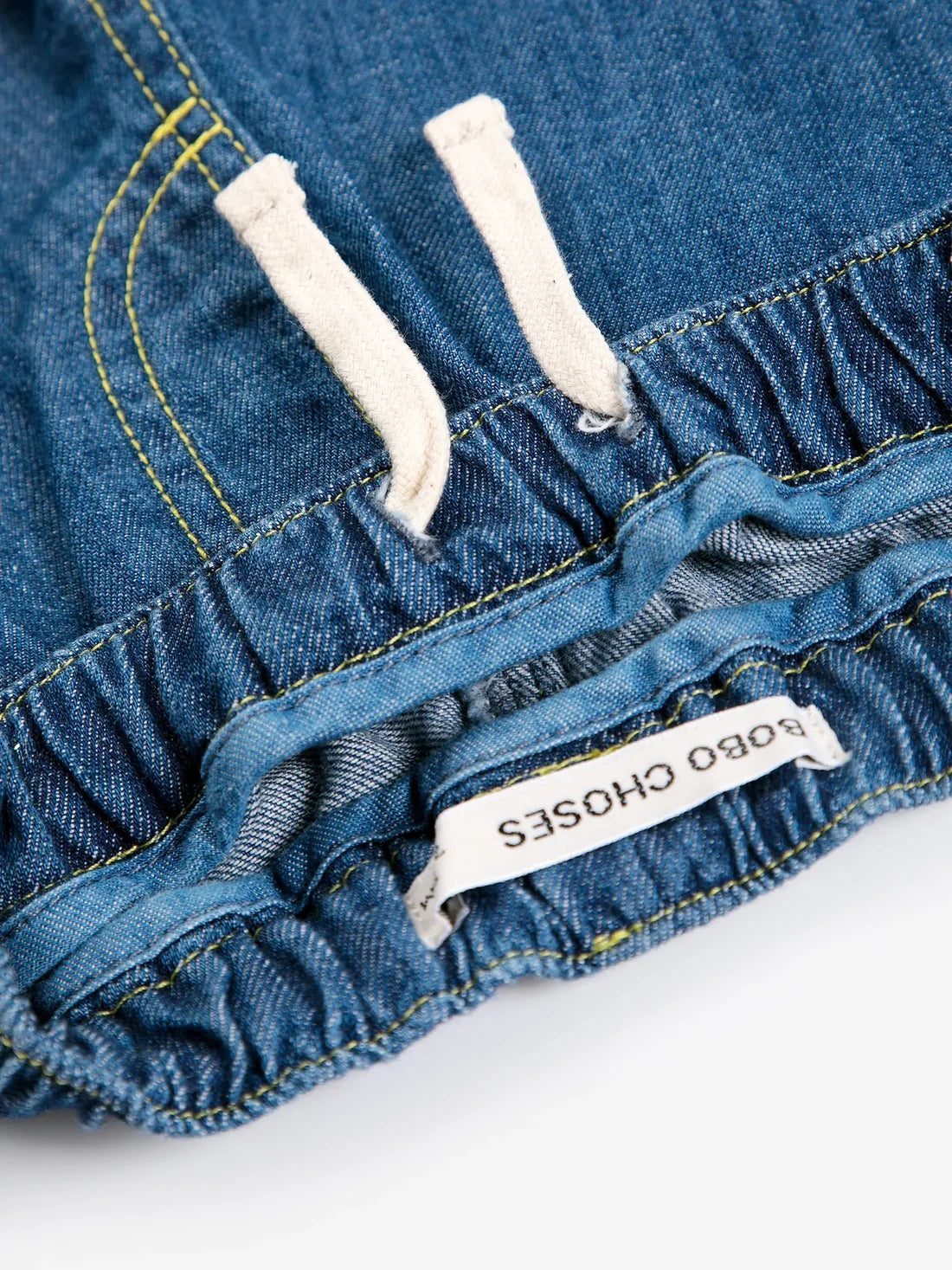 BOBO CHOSES Taxi Saurus Tag denim pants