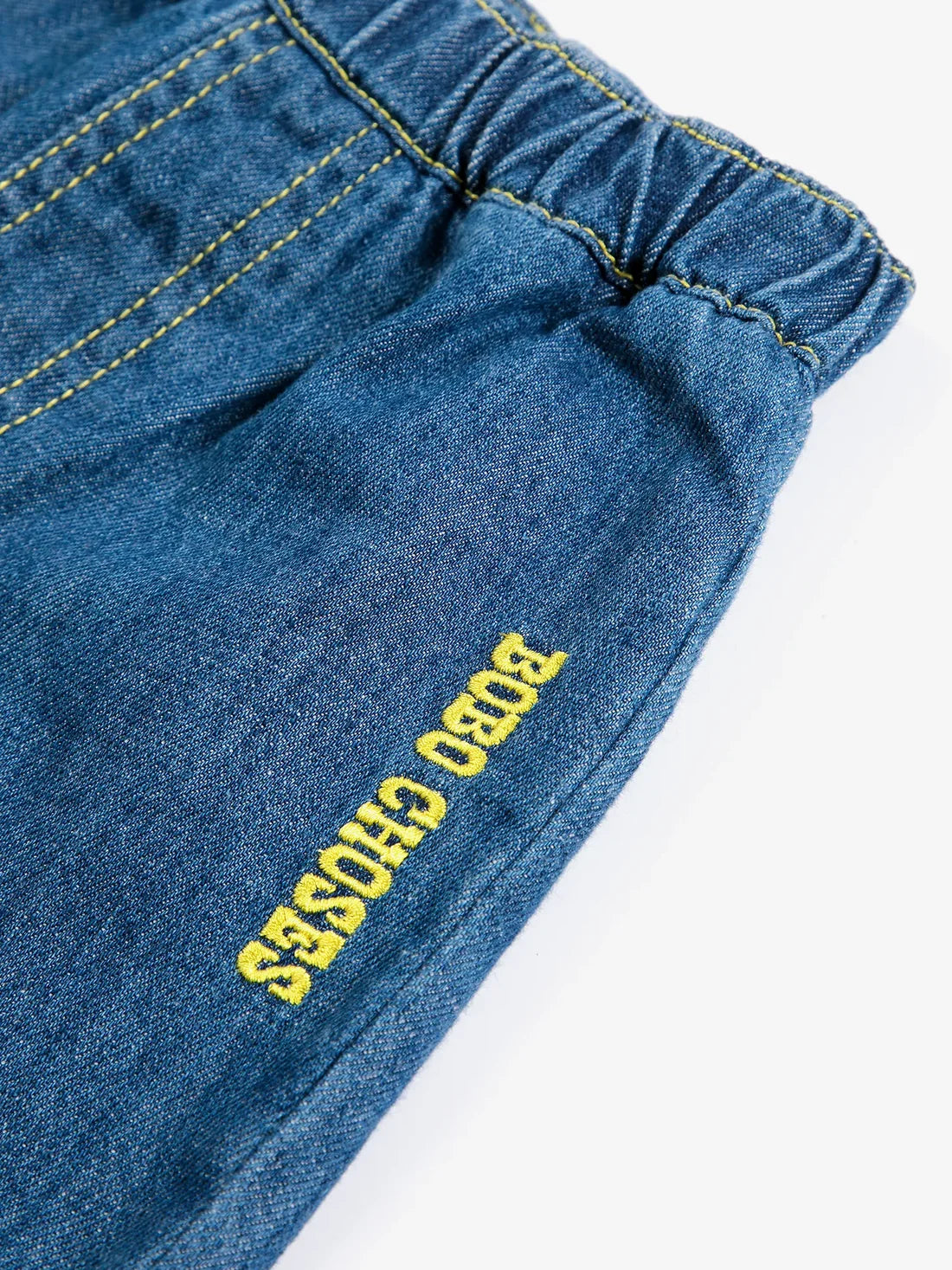 BOBO CHOSES Taxi Saurus Tag denim pants