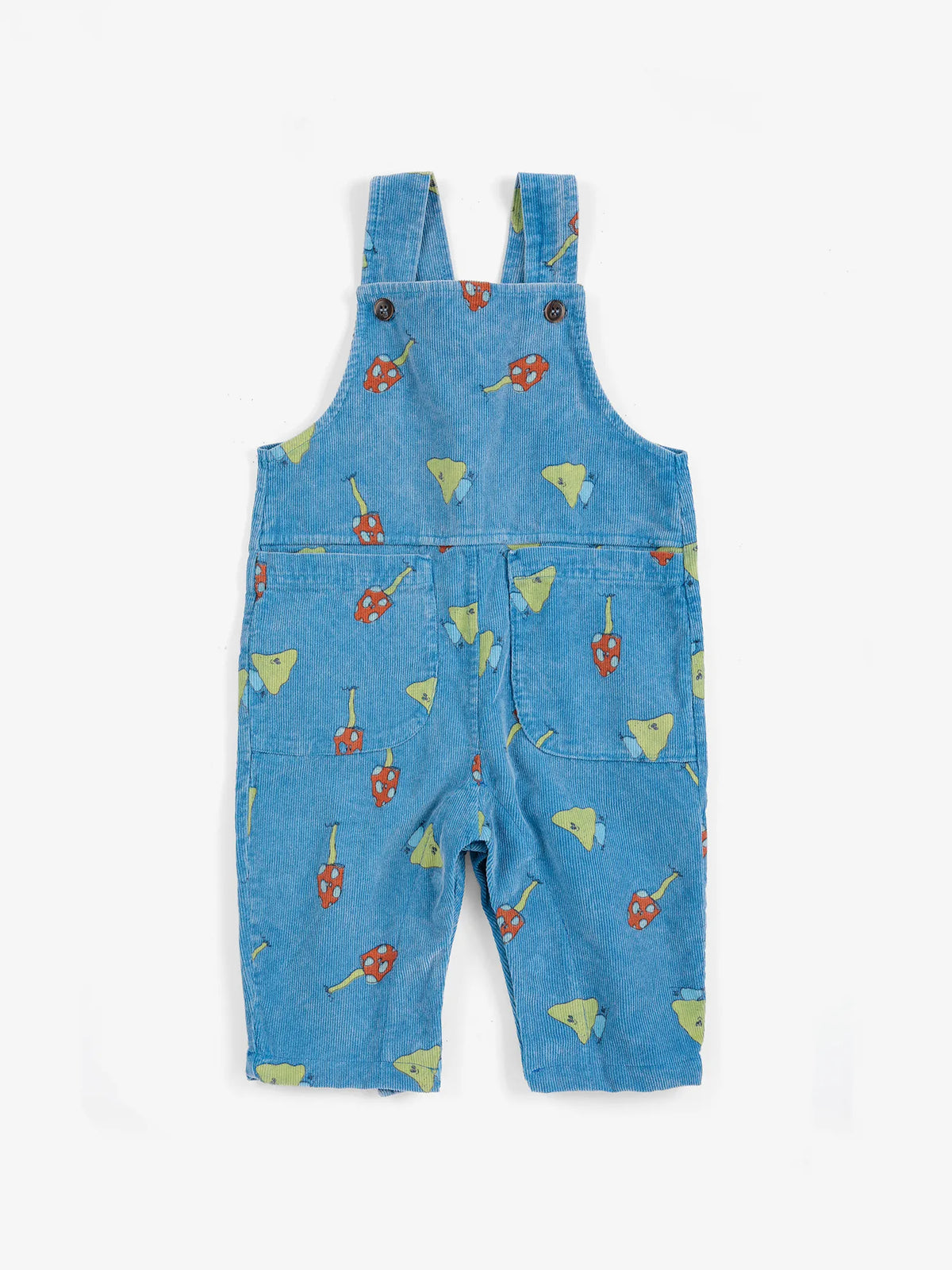 BOBO CHOSES Mush Monster Duo all over corduroy overall
