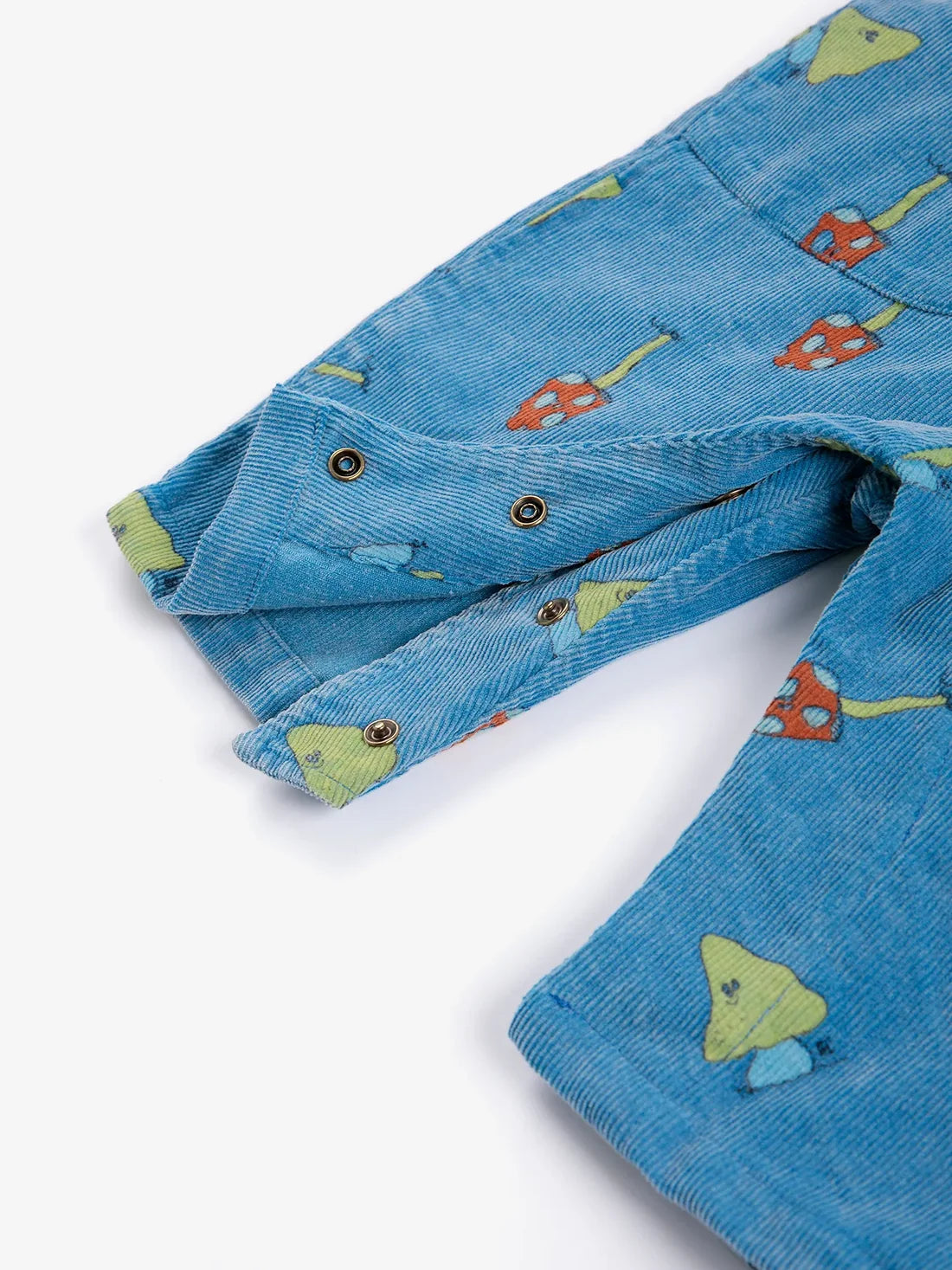 BOBO CHOSES Mush Monster Duo all over corduroy overall
