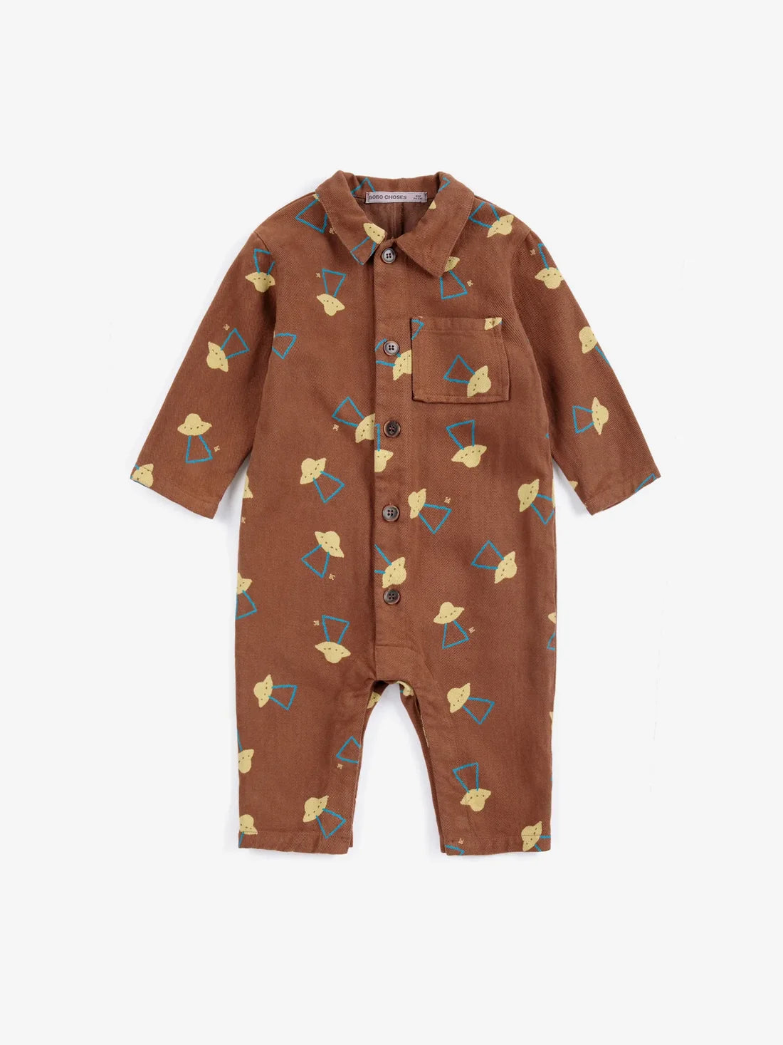 BOBO CHOSES Pixel Abduction all over woven overall