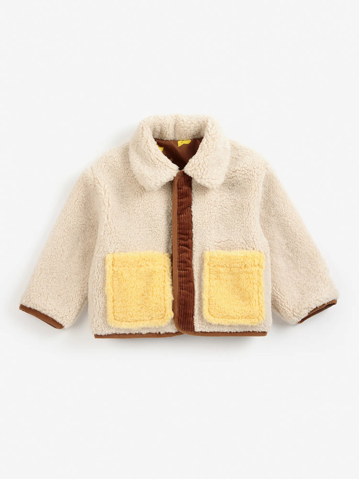 BOBO CHOSES Pixel Abduction sheepskin reversible jacket