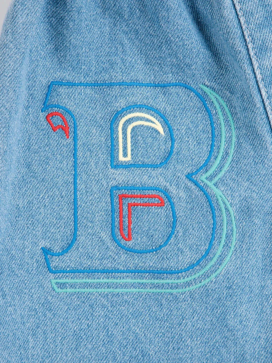 BOBO CHOSES B.C. Embossed denim pants