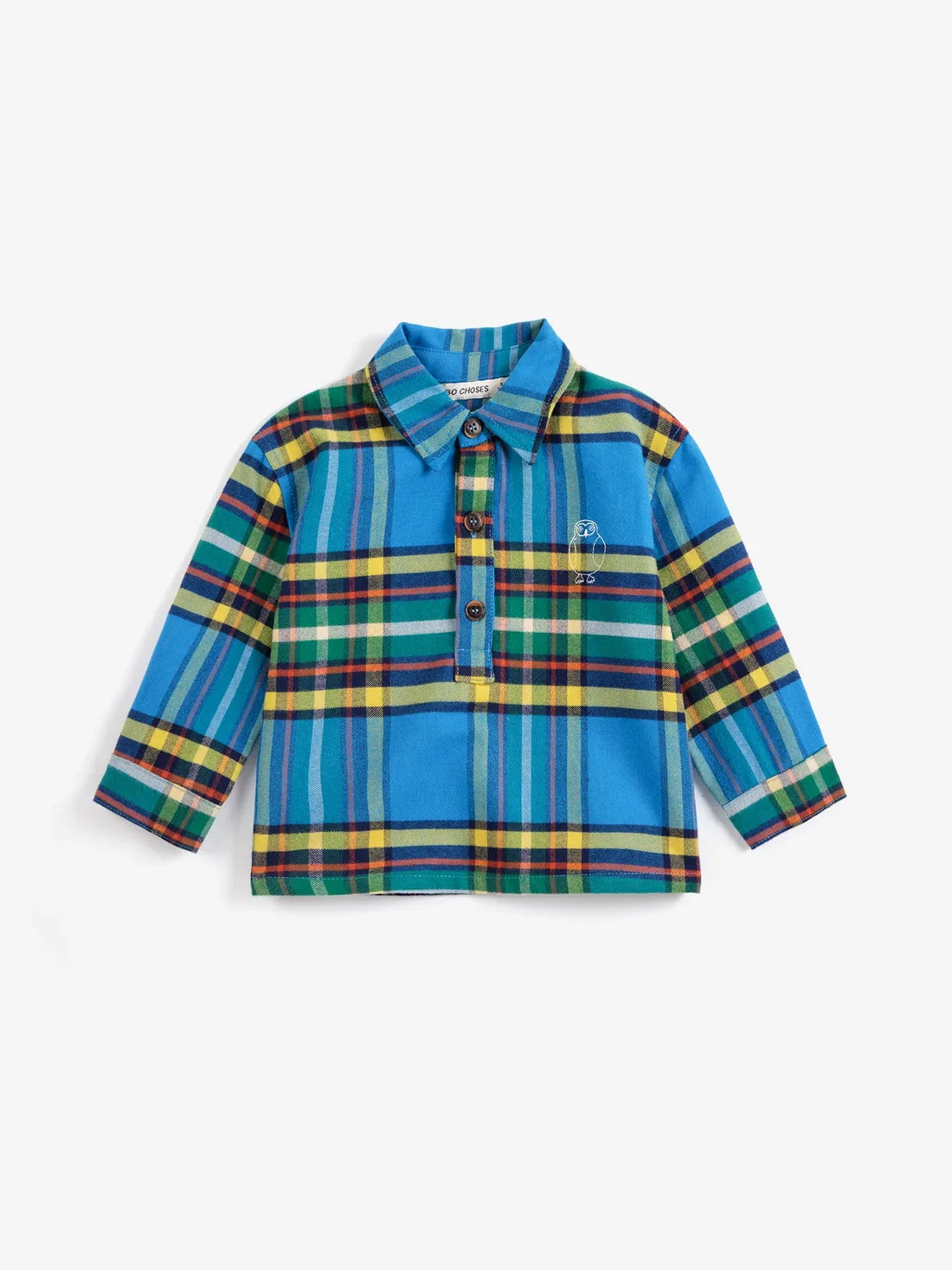 BOBO CHOSES Plaid all over shirt
