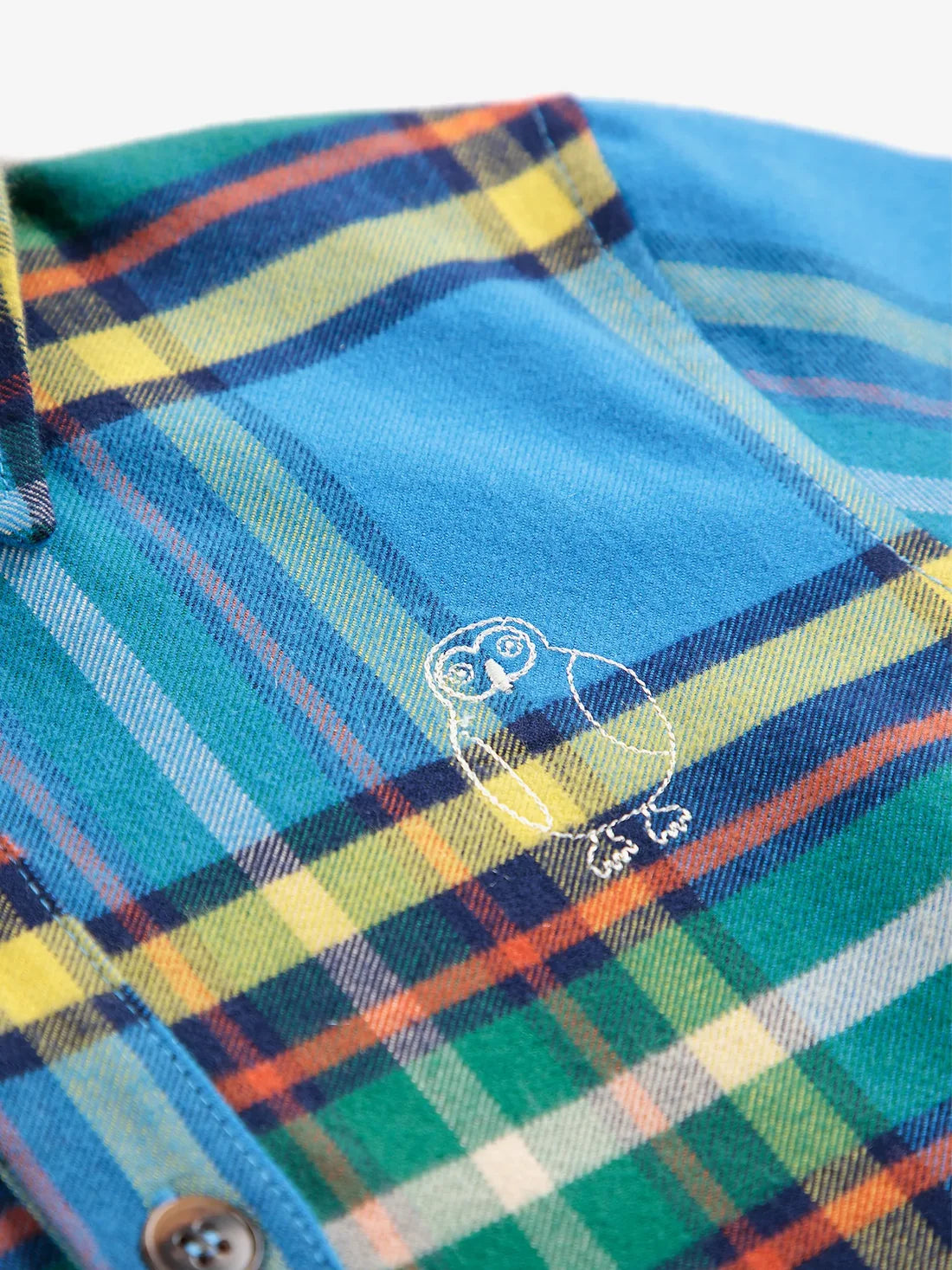 BOBO CHOSES Plaid all over shirt