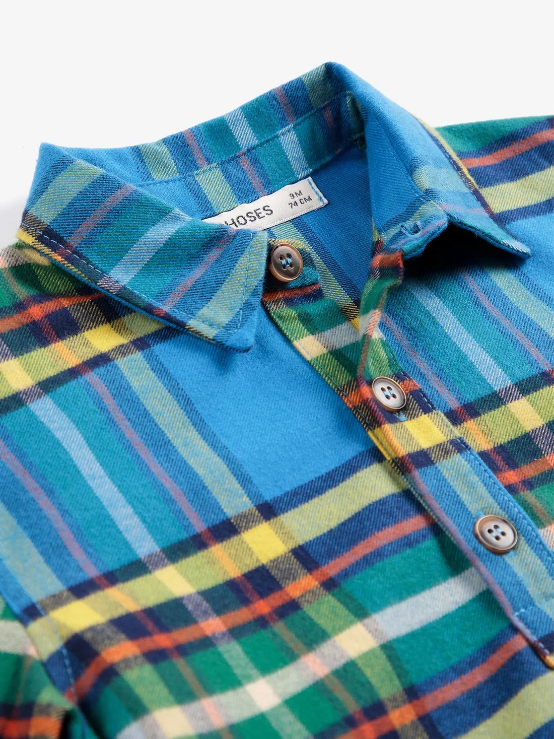 BOBO CHOSES Plaid all over shirt