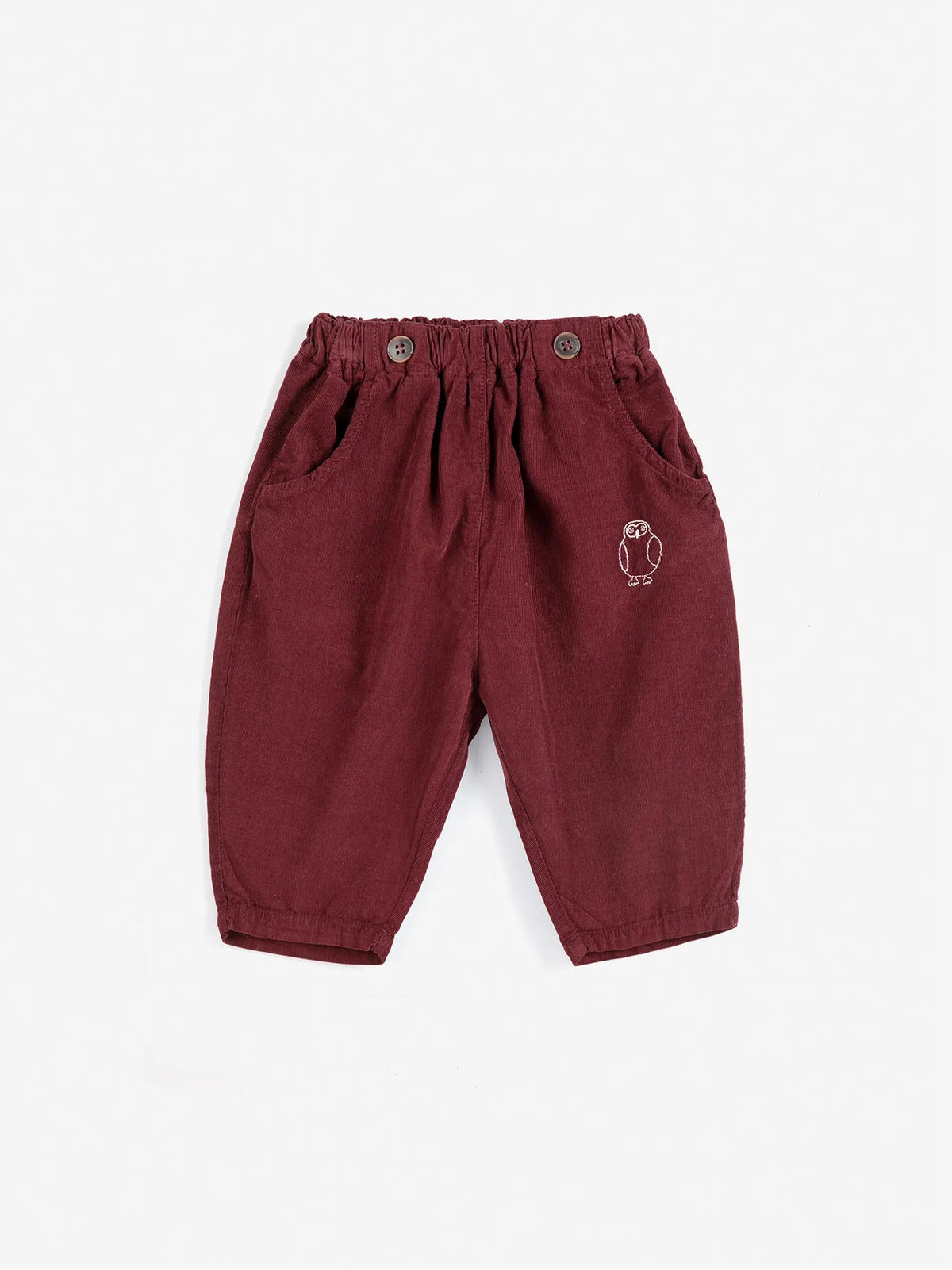BOBO CHOSES Curious Owl corduroy pants