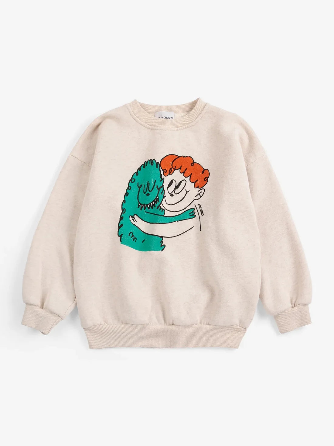 BOBO CHOSES Hug Hairy Monster sweatshirt