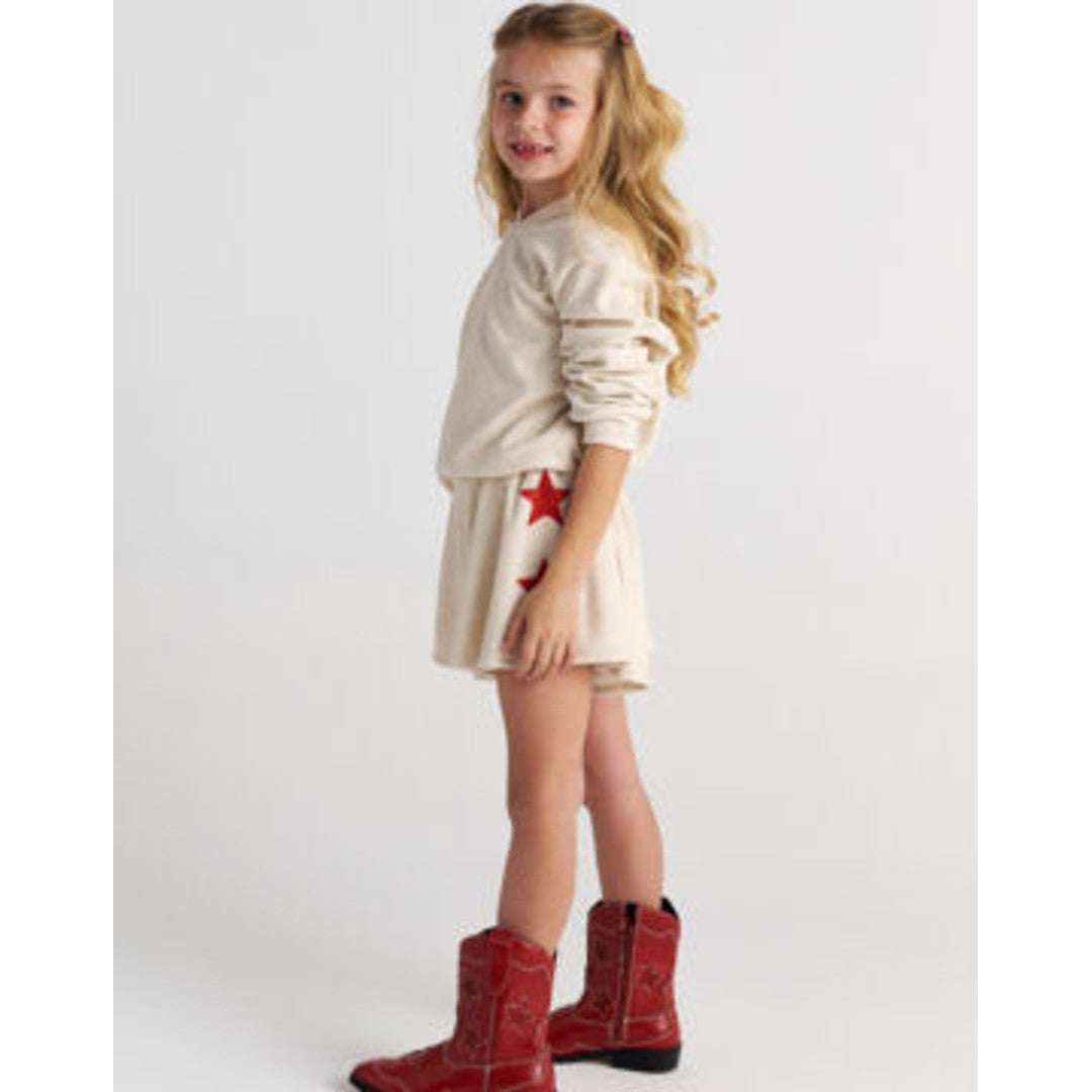 TC SHOOTING STARS SET WITH HOODED TOP & SHORTS KID image 1