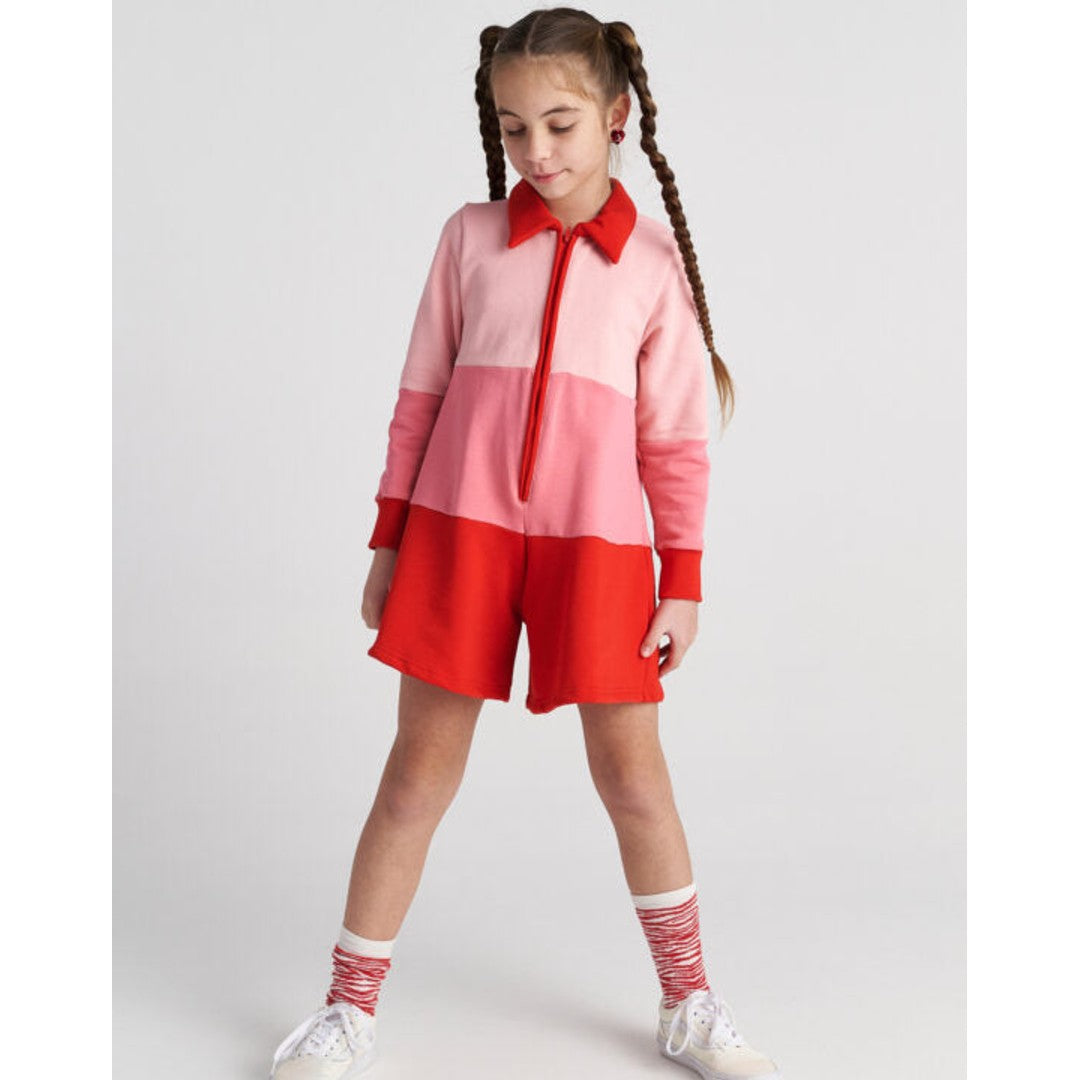 TC RASPBERRY PUFF TENNIS PLAYSUIT KID image 1