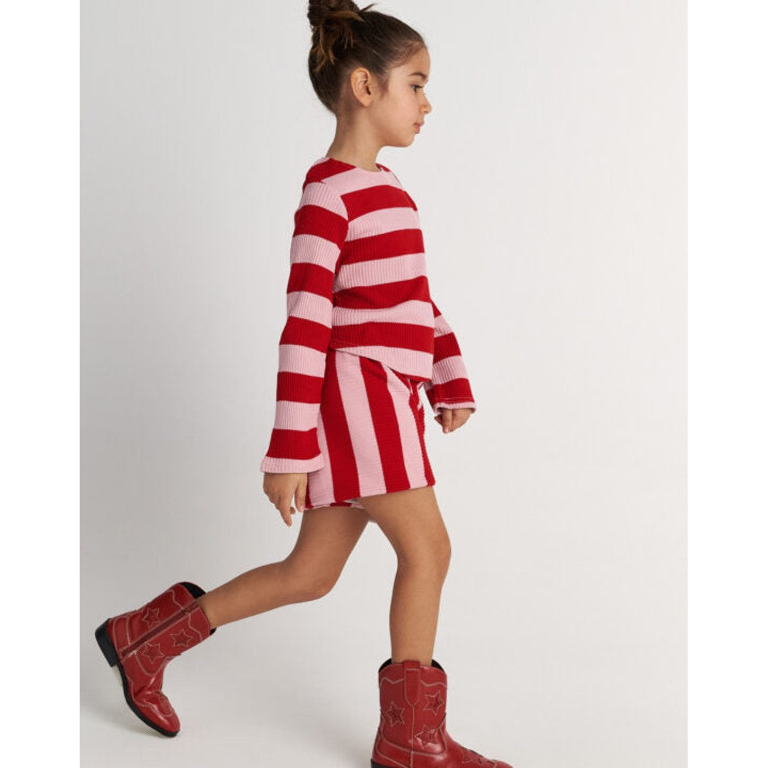 TC CANDY SET WITH KNITTED TOP & KNITTED SHORTS KID image 1
