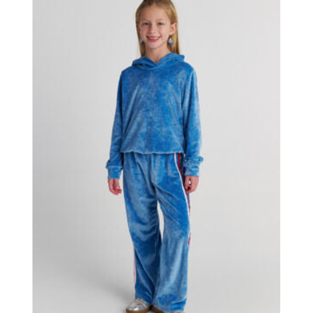 TC VELVET CLOUD SET WITH HOODED TOP & PANTS KID image 1