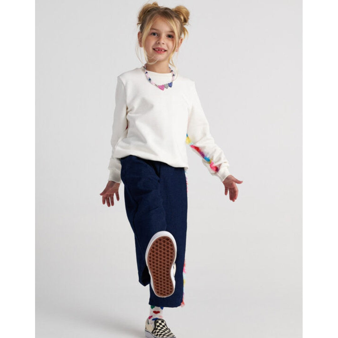TC RAINBOW FRINGES DENIM PANTS KID image 1