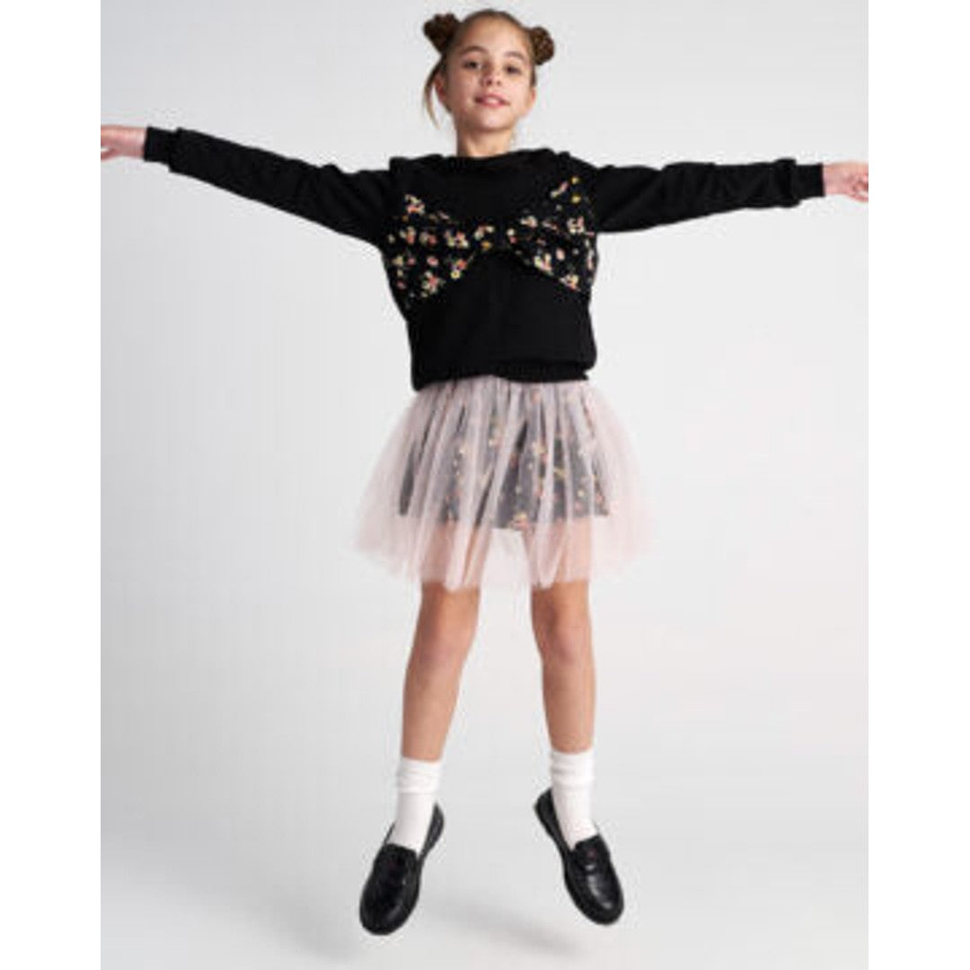 TC VALLEY NIGHT SET WITH SWEATER TOP & TUTU SHORTS KID image 1