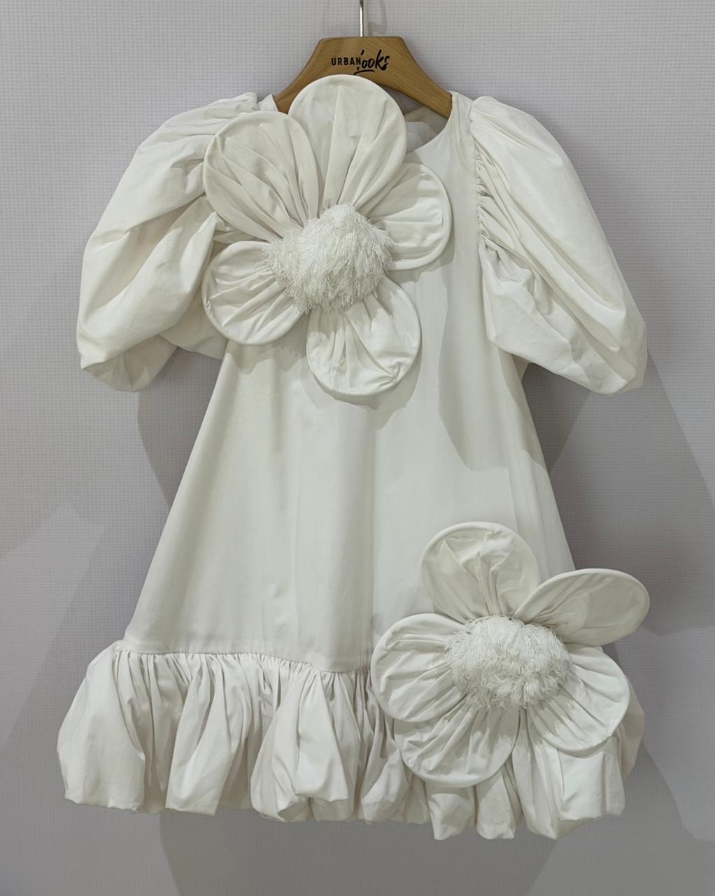 NIKOLIA DRESS WHITE