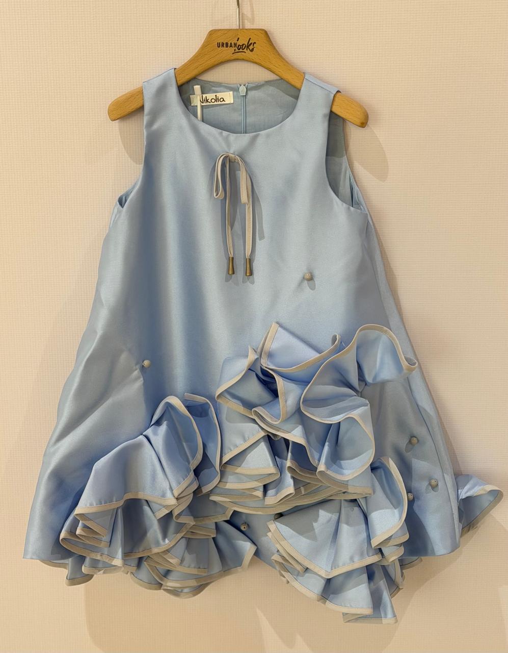 NIKOLIA DRESS BLUE