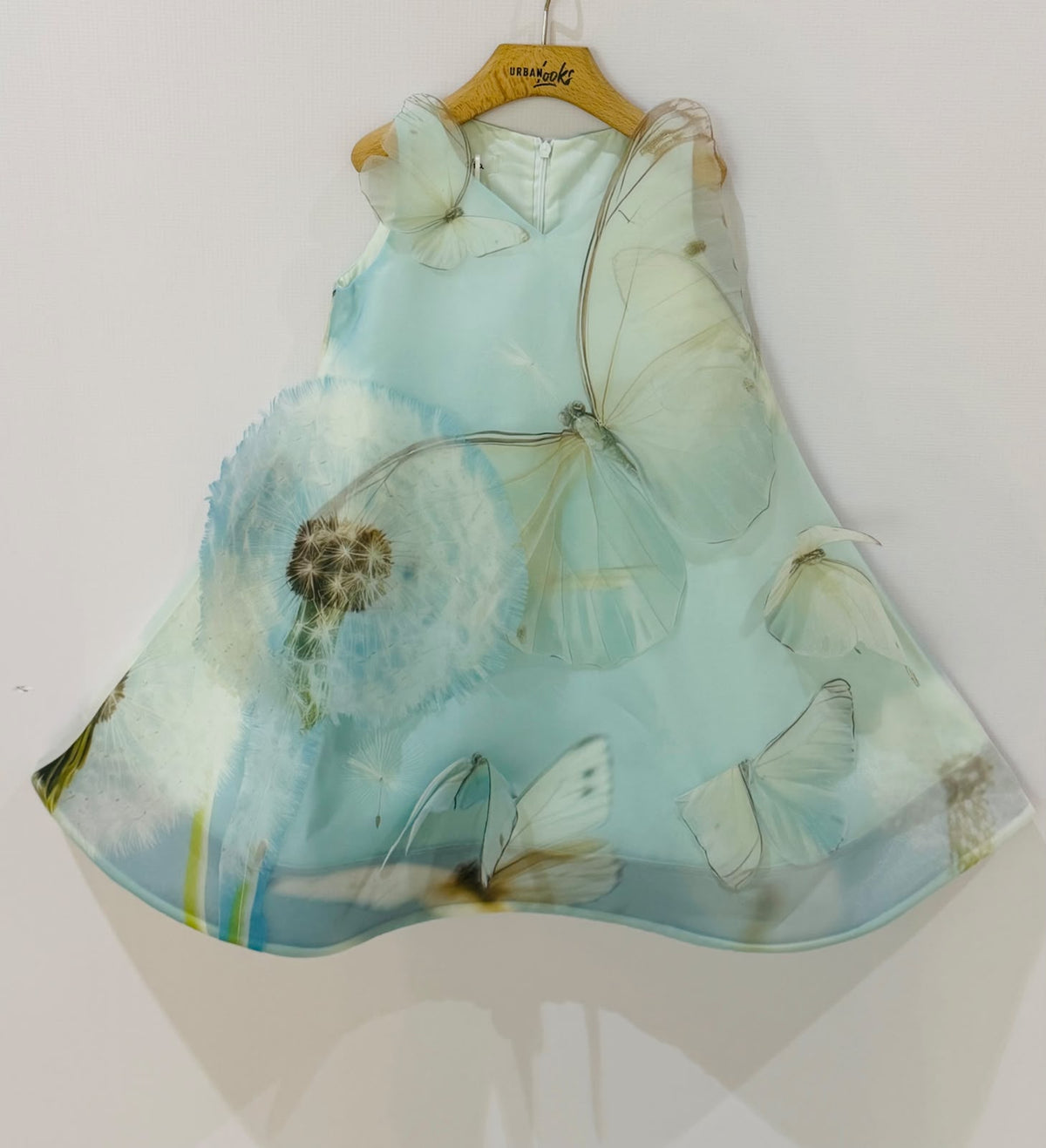 NIKOLIA KATE BUTERFLY BLUE DRESS