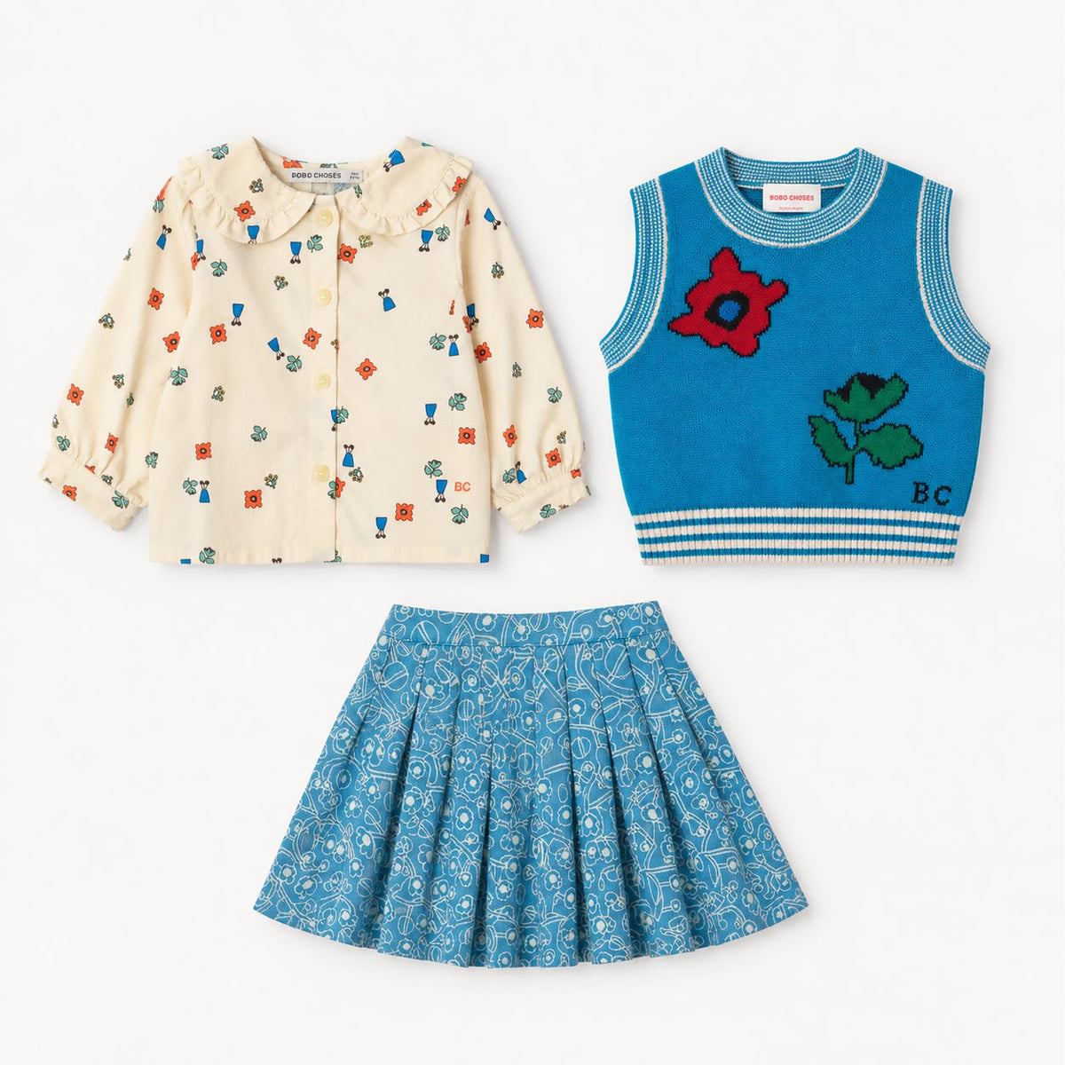 BOBO CHOSES  Blossom knitted vest
