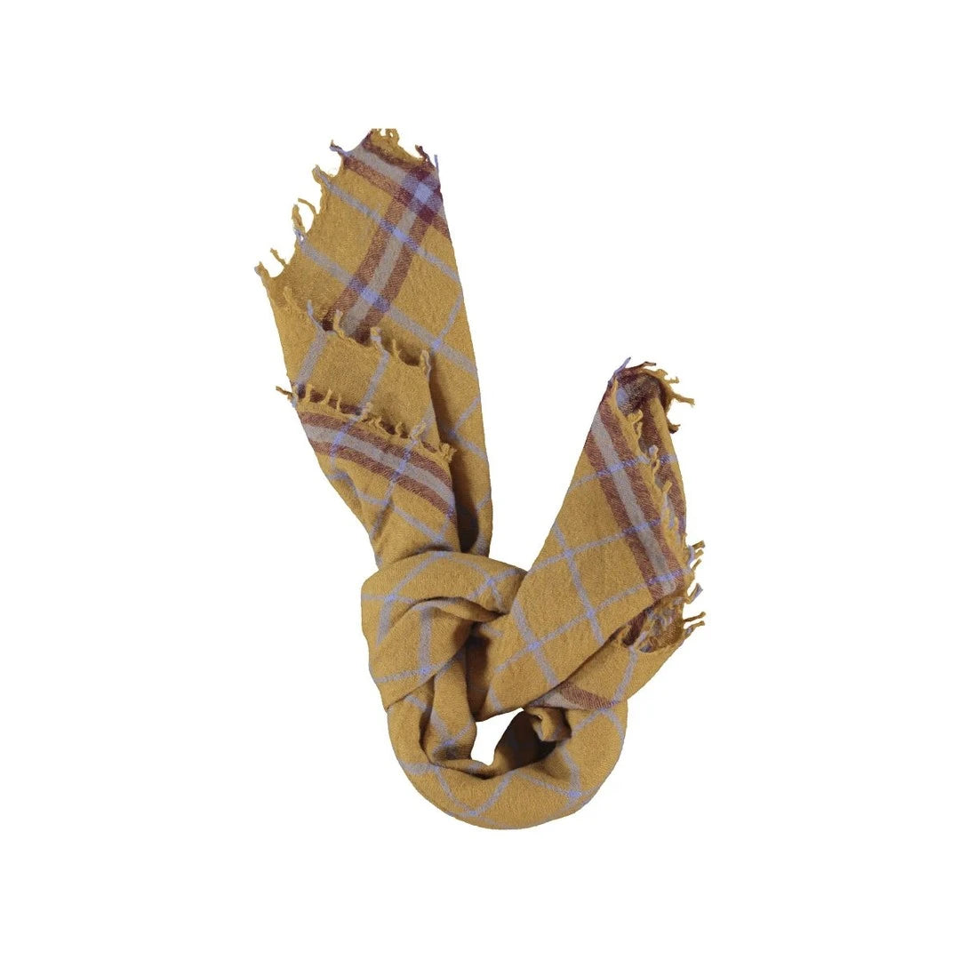 Piu Piu Scarf Camel Checkered image 1